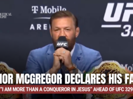 Conor McGregor Declares His Faith “I Am More Than a Conqueror in Jesus” Ahead of UFC 329