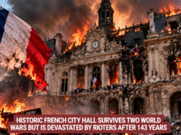 Historic French City Hall Survives Two World Wars but Is Devastated by Rioters After 143 Years